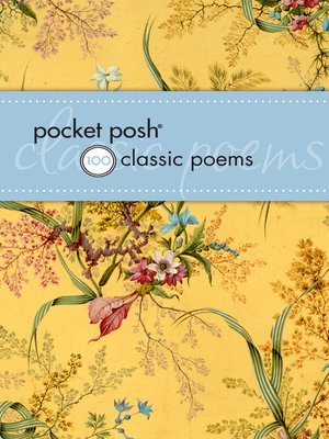 cover image of Pocket Posh 100 Classic Poems